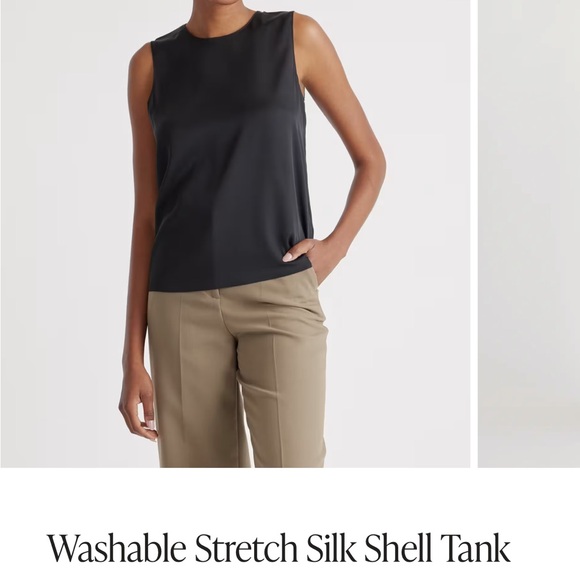 Quince washable stretch silk shell tank - Picture 1 of 7